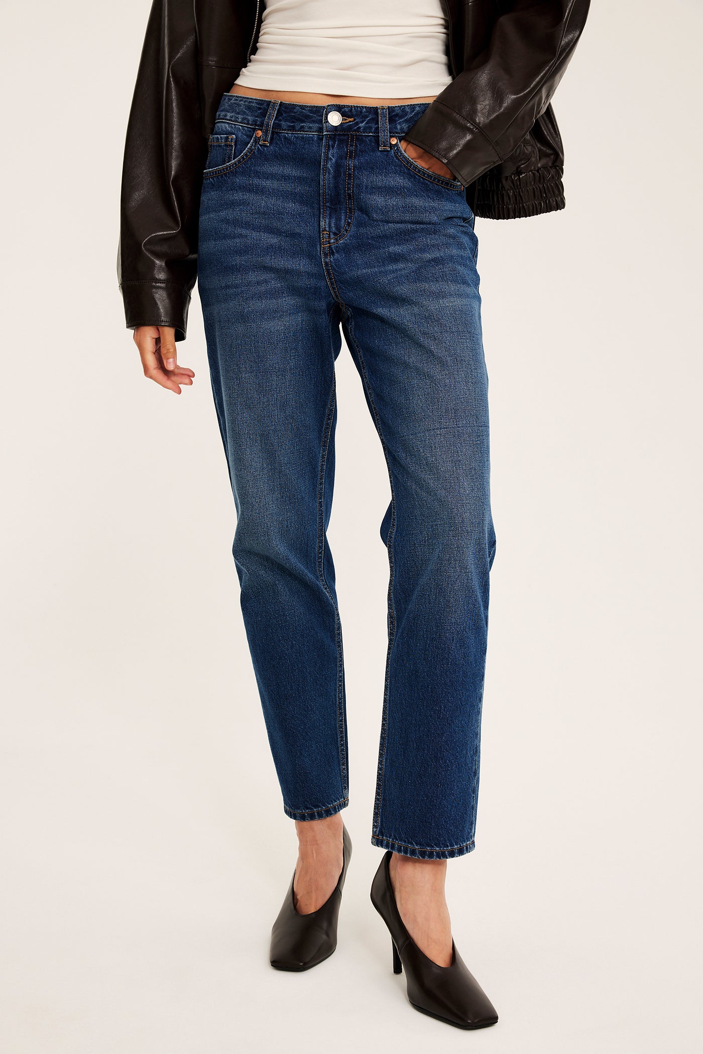 Dark denim
