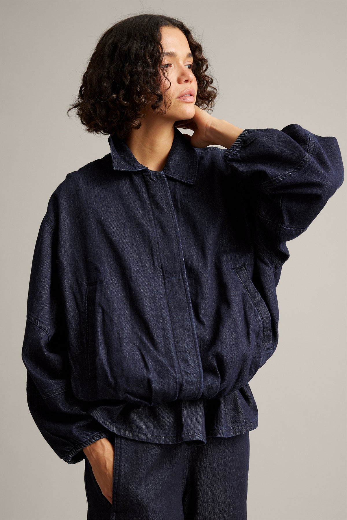 Dark denim
