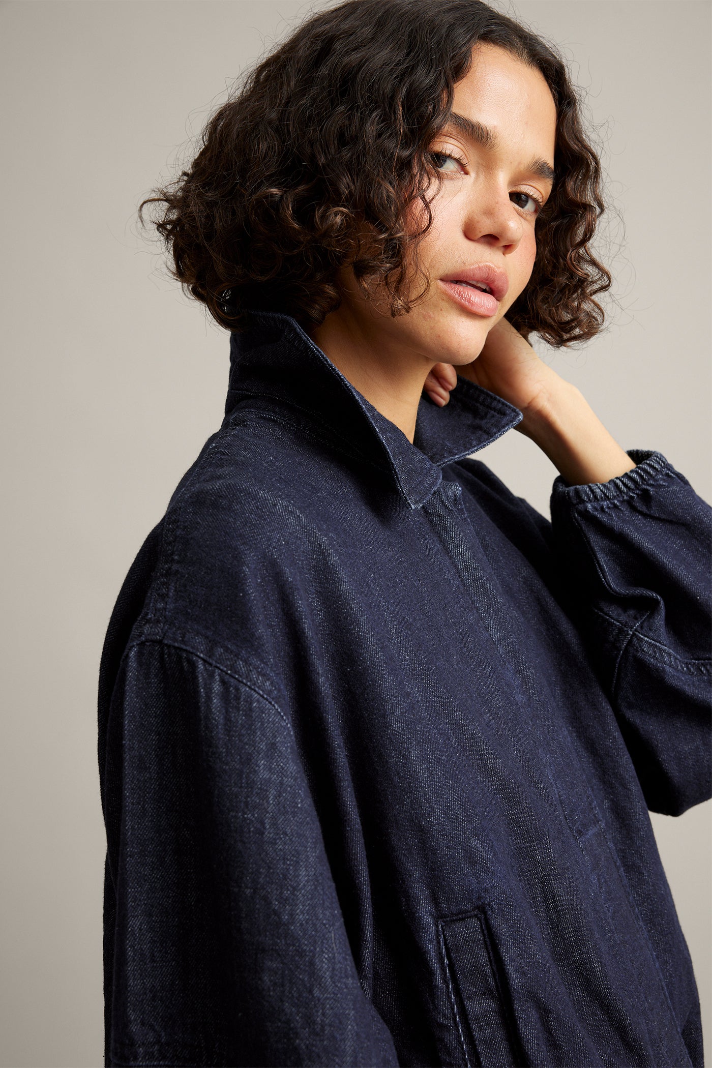 Dark denim