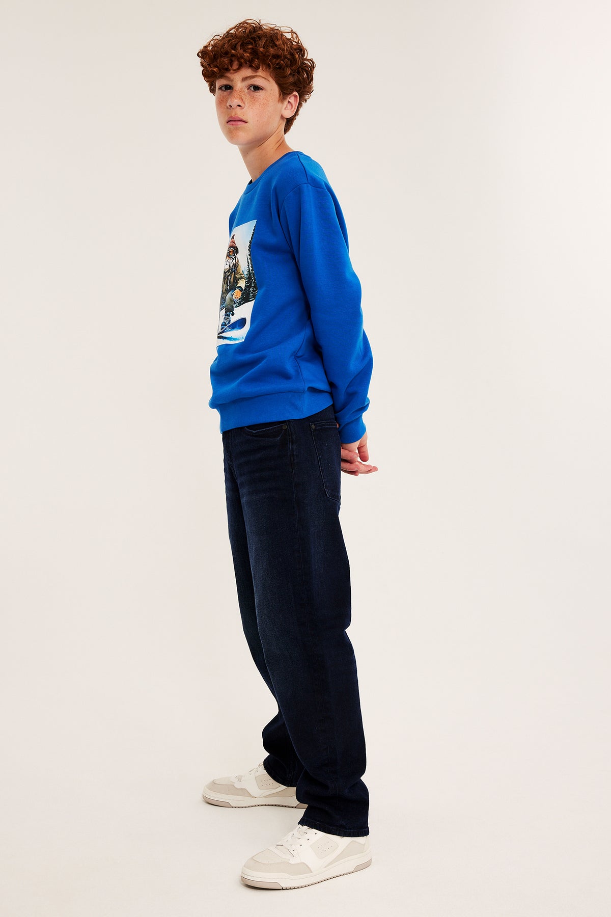Blue-black denim