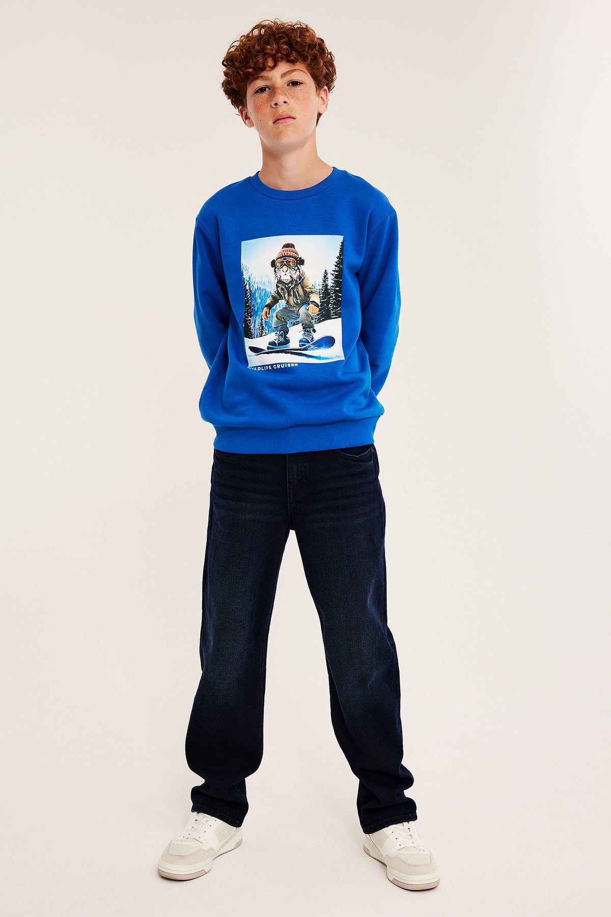 Blue-black denim