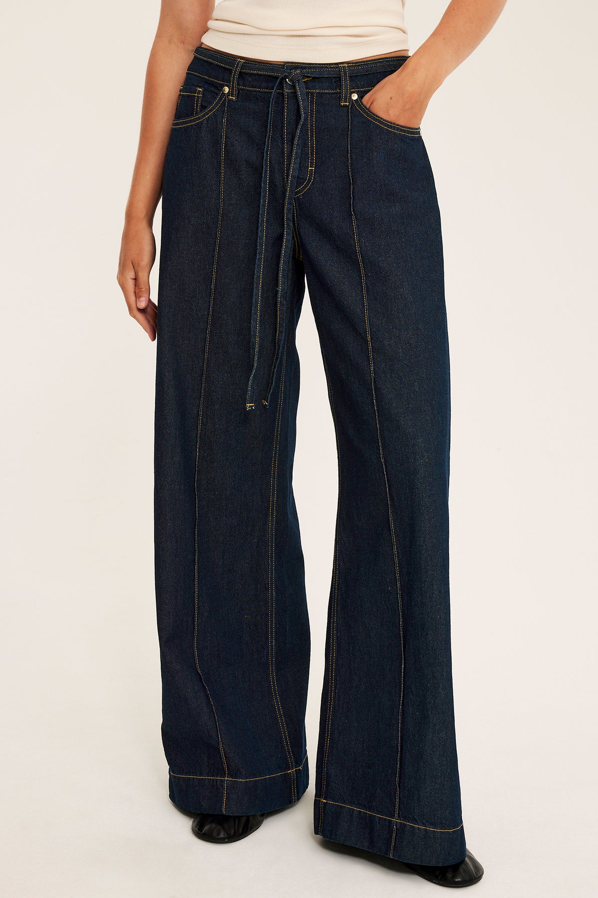 Dark denim