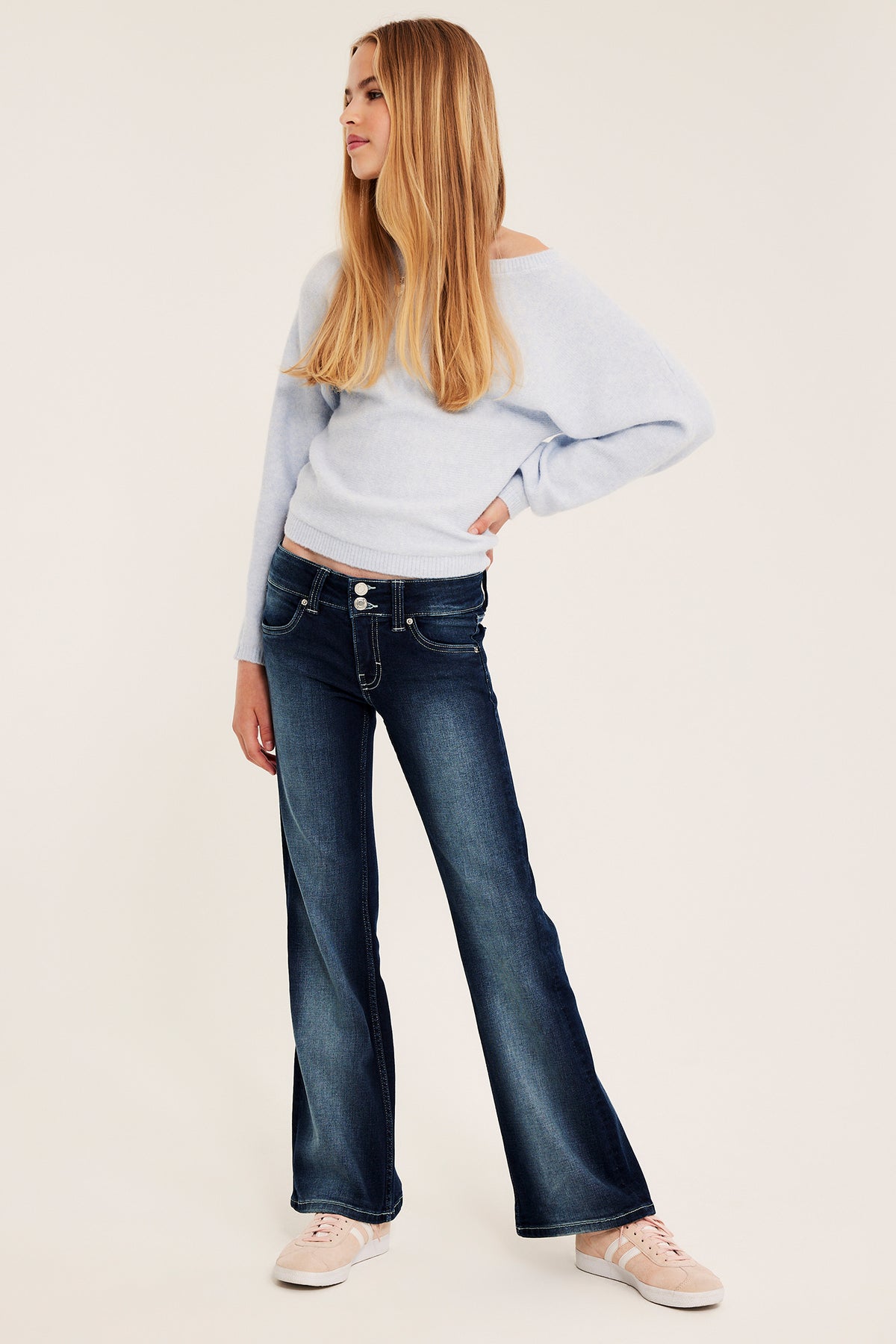 Dark denim