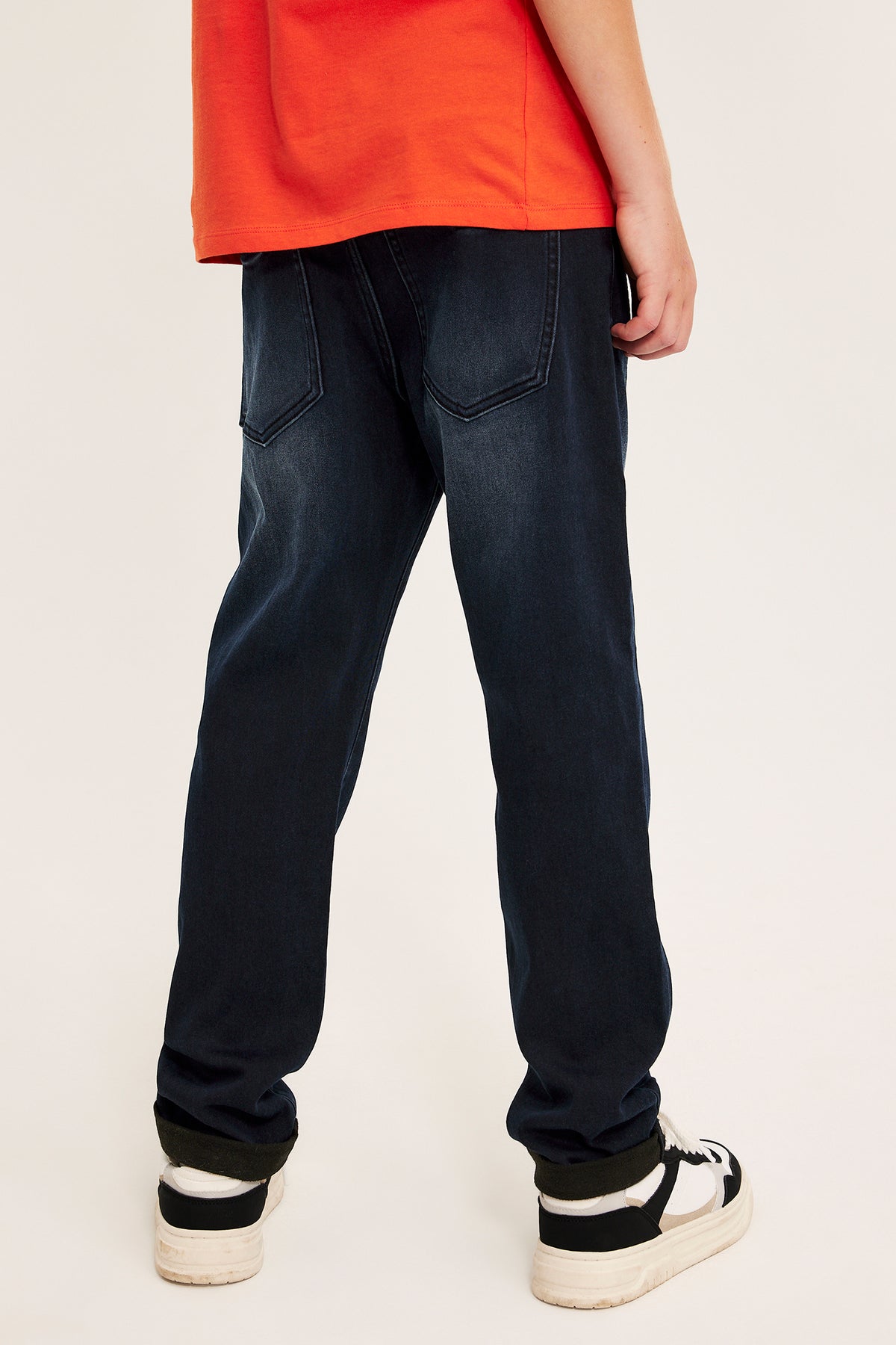Blue-black denim