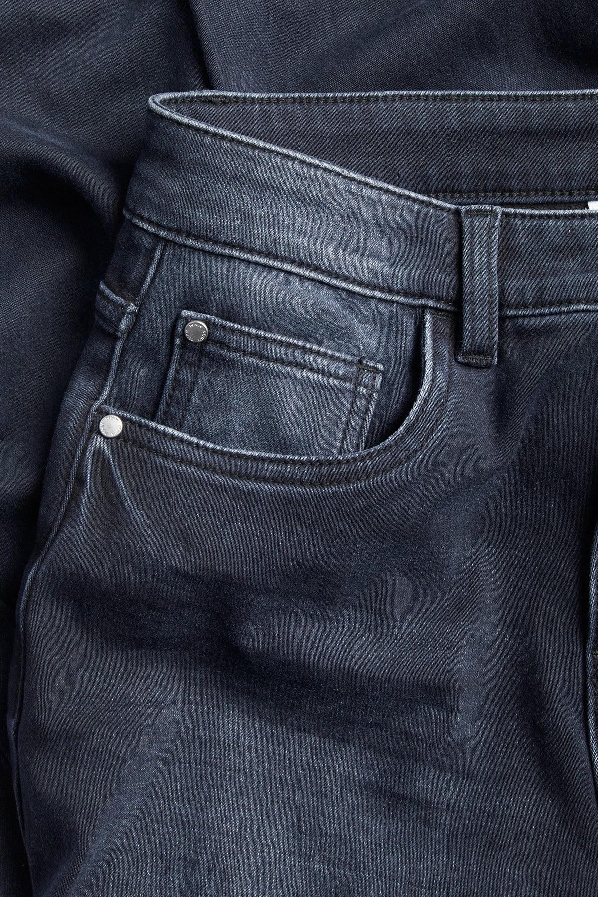 Blue-black denim